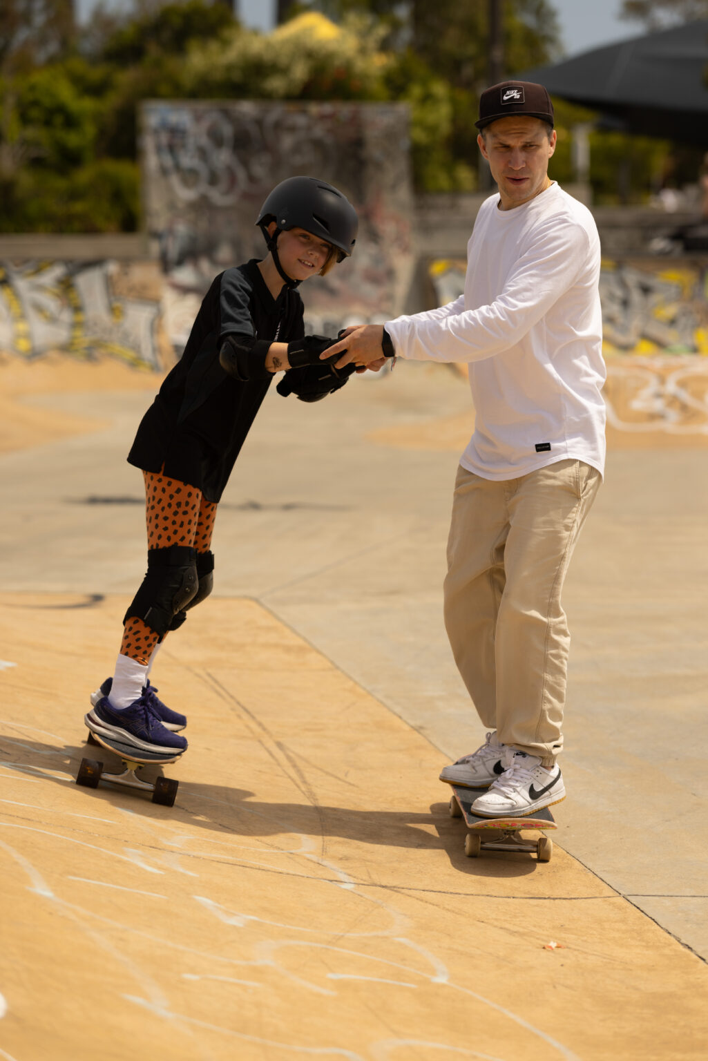 Private one-to-one skateboard lesson at a Sydney skatepark