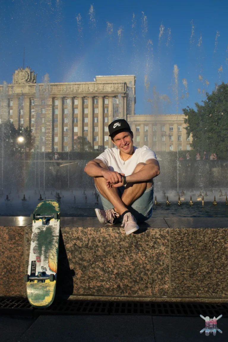 Sydney skateboard instructor Vladimir Konovalov of One2Flip